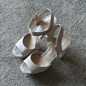 Women’s Neutral Open-Toe Heels